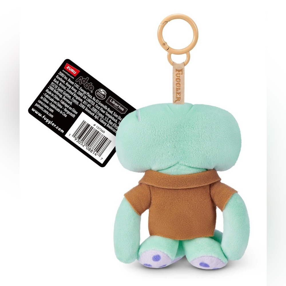 Squidward Fuggler Stuffed Animal Keychain - Picture 2 of 2